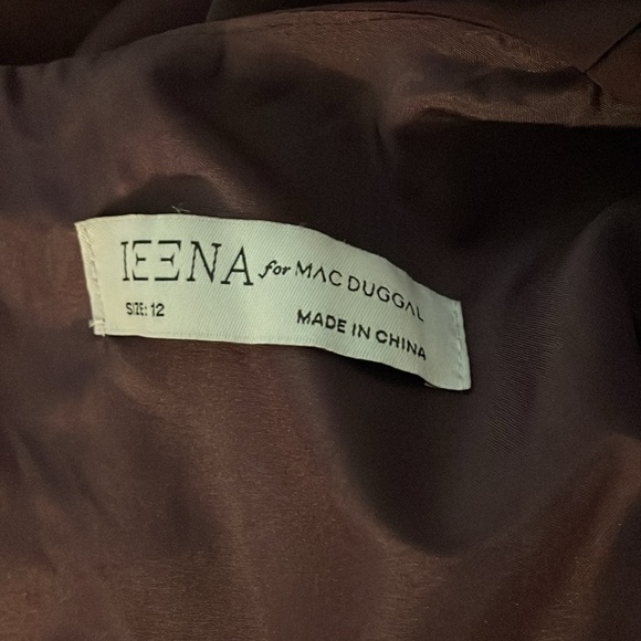 NWT Mac Duggal Elegant Purple Satin Women's Sleepwear Size 0, 2 12 - Picture 12 of 12